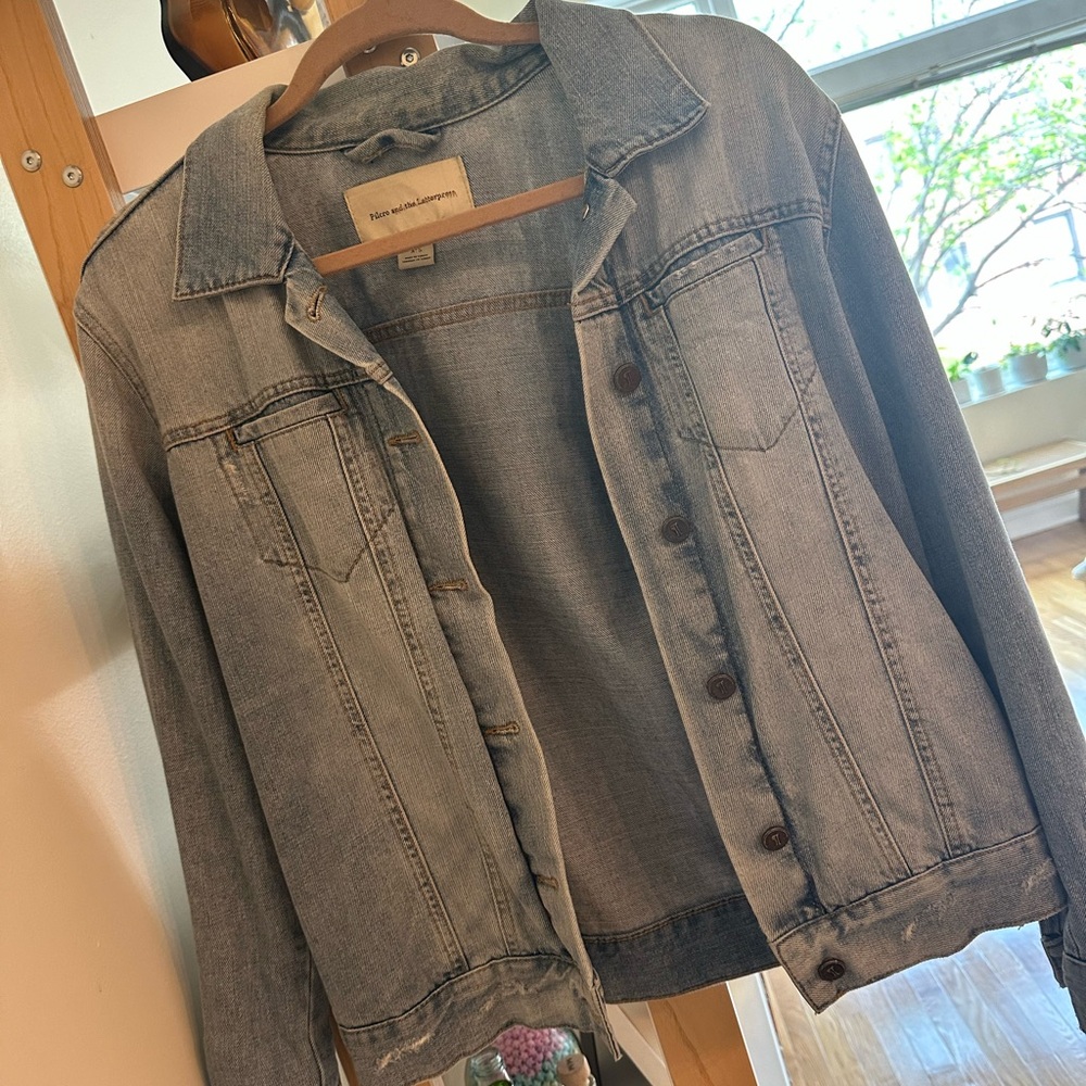 Anthropologie | Pilcro & the Letterpress | Distressed Denim Jean Jacket